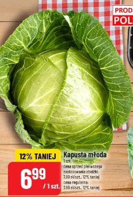 Kapusta młoda promocja w POLOmarket