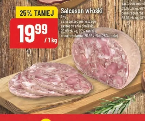 Salceson włoski promocja w POLOmarket
