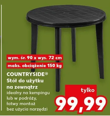 Stół do użytku na zewnątrz  promocja w Kaufland