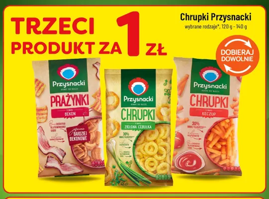 Prażynki Przysnacki o smaku bekonu promocja w POLOmarket