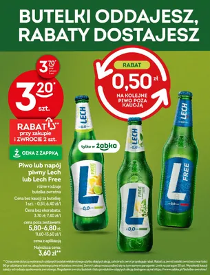 Piwo bezalkoholowe Lech Citrus Sour promocja w Żabka