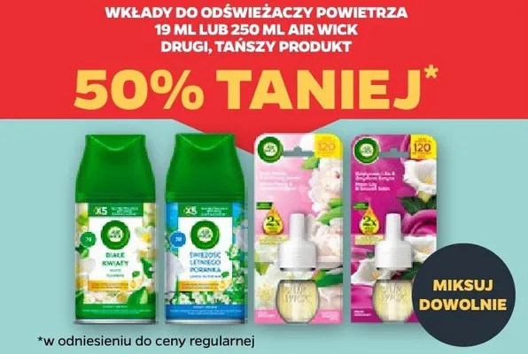 Wkłady do odświeżaczy powietrza promocja w Netto