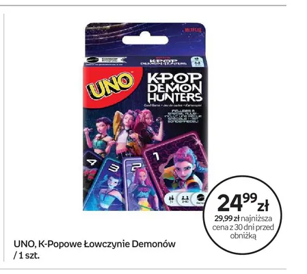 Karty UNO K-Popowe Łowczynie Demonów promocja w Empik