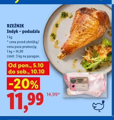 Indyk - podudzia Rzeźnik promocja w Lidl