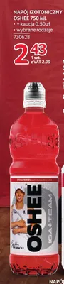 Napój izotoniczny Oshee Strawberry & Lemongrass promocja w Selgros