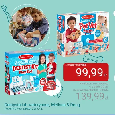 Zestaw Dentysta Melissa & Doug promocja w Smyk