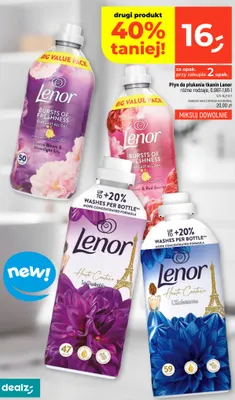 Płyn do płukania tkanin Lenor promocja w Dealz
