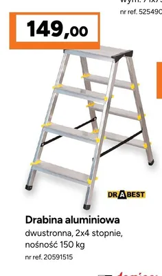 Drabina aluminiowa Drabest promocja w Bricoman