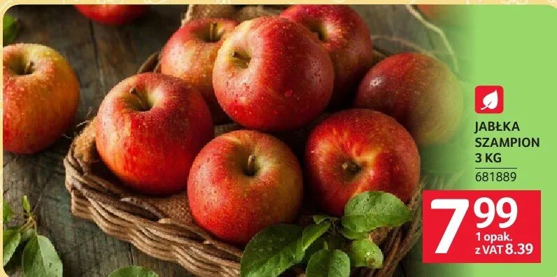 Jabłka Szampion promocja w Selgros