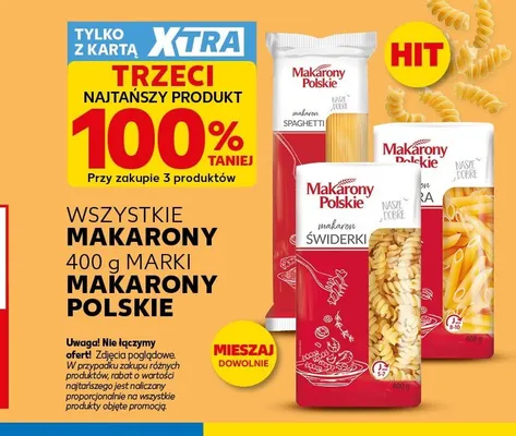 Makaron pióra Makarony Polskie promocja w Kaufland