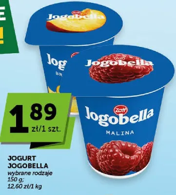 Jogurt Jogobella malina promocja w Euro Sklep