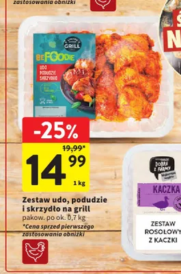 Zestaw udo podudzie i skrzydło na grill Befoodie promocja w Intermarche