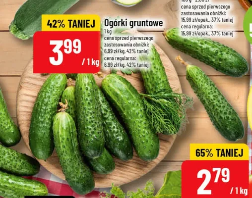 Ogórki gruntowe promocja w POLOmarket