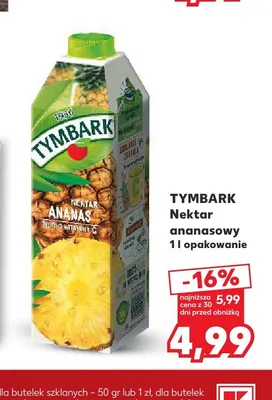 Nektar ananasowy Tymbark promocja w Kaufland