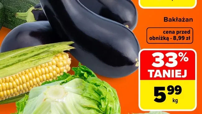 Bakłażan promocja w Carrefour