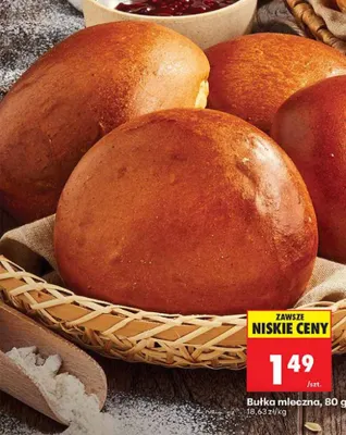 Bułka mleczna promocja w Biedronka