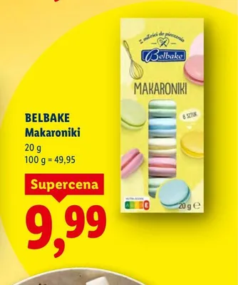 Ciastka makaroniki promocja w Lidl