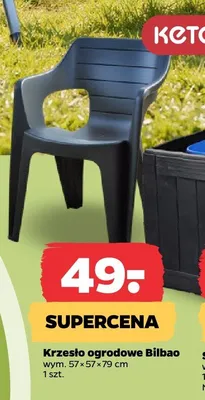 Krzesło ogrodowe Bilbao promocja w Netto