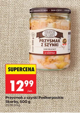 Przysmak z szynki Podkarpackie Skarby promocja w Biedronka