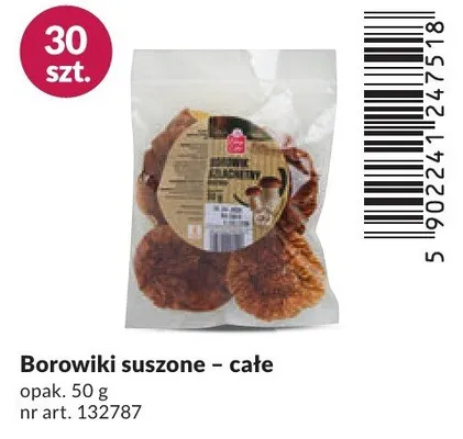 Borowiki suszone - całe promocja w Makro
