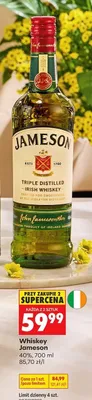 Whiskey Jameson promocja w Biedronka