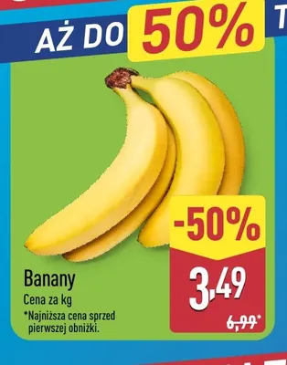 Banany promocja w Aldi