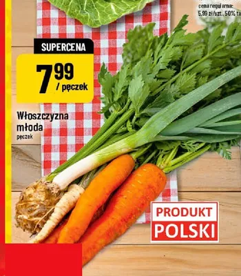 Włoszczyzna młoda polska promocja w POLOmarket