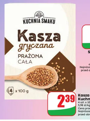 Kasza gryczana prażona Kuchnia Smaku promocja w Dino