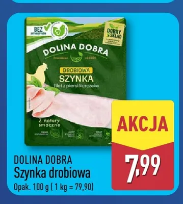 Szynka drobiowa Dolina Dobra promocja w Aldi