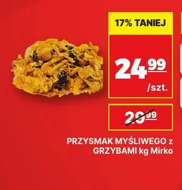 Przysmak myśliwego z grzybami Mirko promocja w API Market