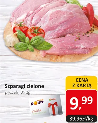 Szparagi zielone pęczek promocja w Market Point