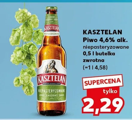 Piwo niepasteryzowane promocja w Kaufland