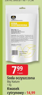 Soda oczyszczona Big Nature promocja w Leclerc