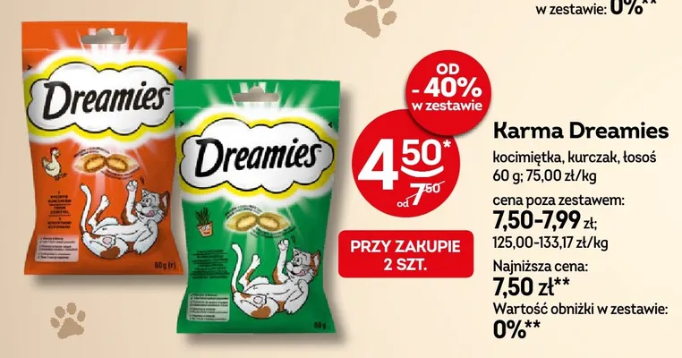 Karma Dreamies kurczak promocja w Żabka