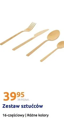 Zestaw sztućców 16-częściowy promocja w Action