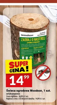 Świeca ogrodowa Woodson promocja w Twój Market