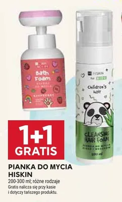 Pianka do mycia HISKIN Cleansing Hair Foam promocja w Stokrotka