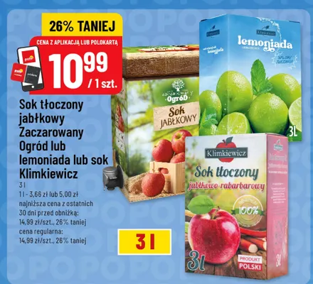 Lemoniada Klimkiewicz promocja w POLOmarket