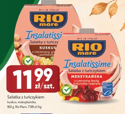 Sałatka z tuńczykiem kuskus Rio Mare promocja w Avita