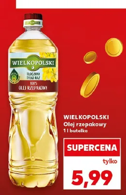 Olej rzepakowy Wielkopolski promocja w Kaufland