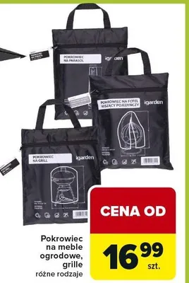 Pokrowiec na meble ogrodowe, grille różne rodzaje promocja w Carrefour
