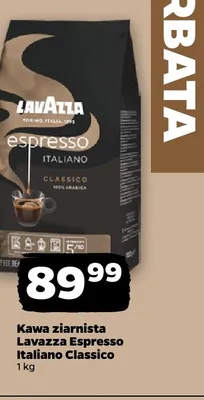 Kawa ziarnista Lavazza Espresso Italiano Classico promocja w Netto