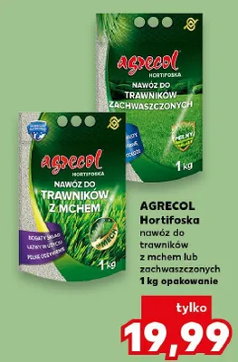 Nawóz do trawników zachwaszczonych Hortifoska Agrecol promocja w Kaufland