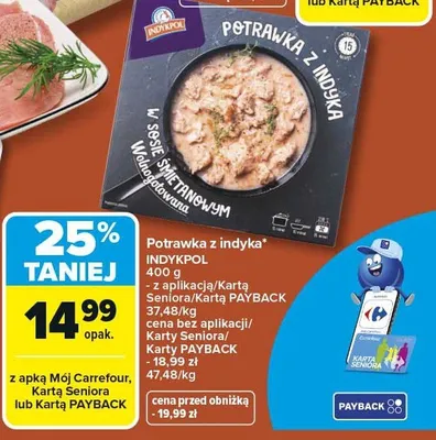Potrawka z indyka promocja w Carrefour