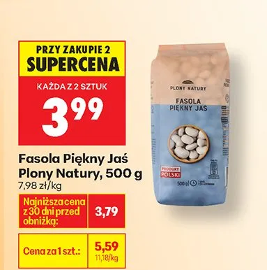 Fasola piękny jaś promocja w Biedronka