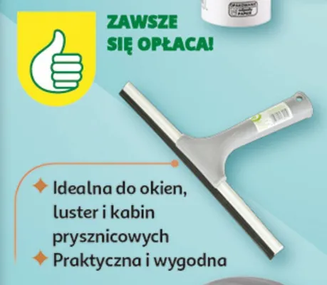 Szczotka do szorowania lub ściągaczka do wody 30 cm promocja w Auchan