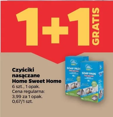 Czyściki nasączane Home Sweet Home York promocja w Netto