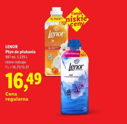Płyn do płukania Perfume Therapy Lenor promocja w Lidl