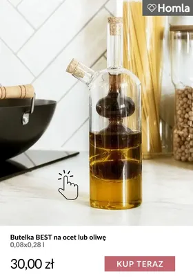 Butelka Best na ocet lub oliwę 0,08x0,28 l Homla promocja w Homla