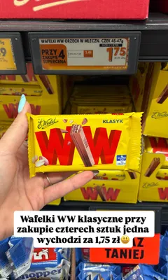 Wafelek WW Klasyk E.Wedel promocja w Biedronka